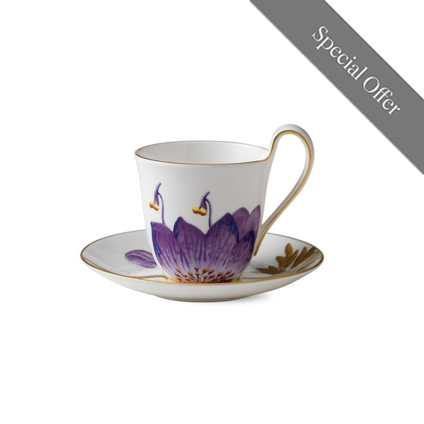 フローラ ハイハンドル カップ＆ソーサー パンジー(フローラ)