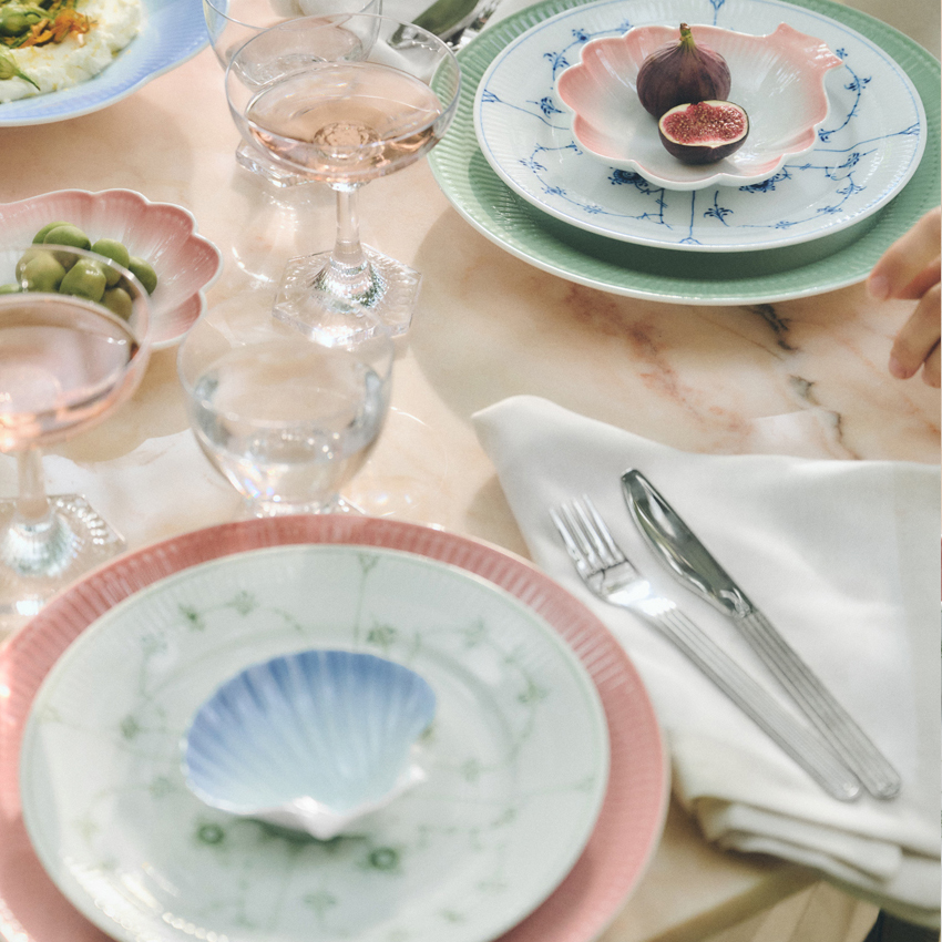 アイリス ディーププレートコーラル 24cm