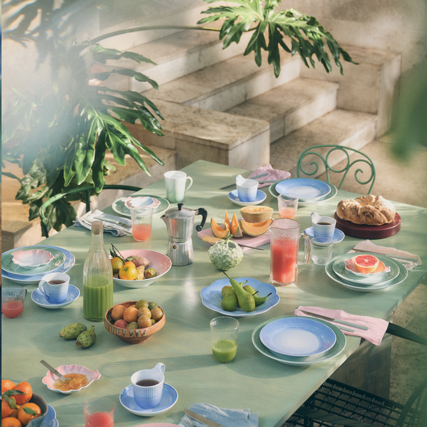 アイリス プレート ブルー 27CM