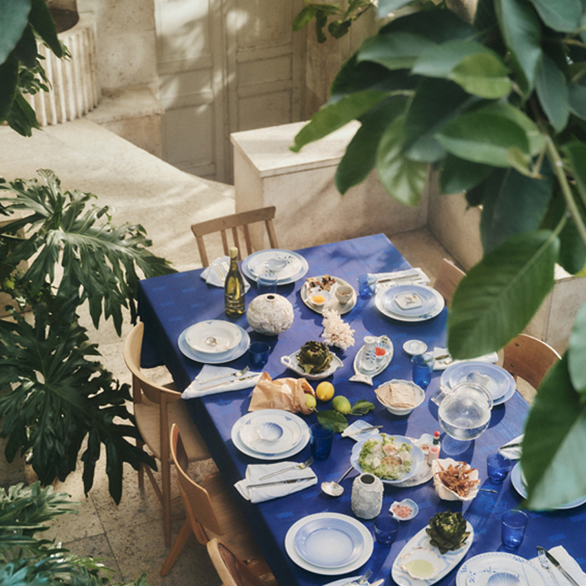 アイリス プレート ブルー 27CM