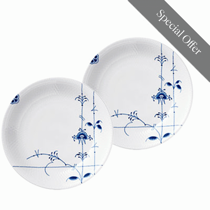 未開封2枚×2箱】ロイヤルコペンハーゲン ブルーパルメッテ プレート 26cm