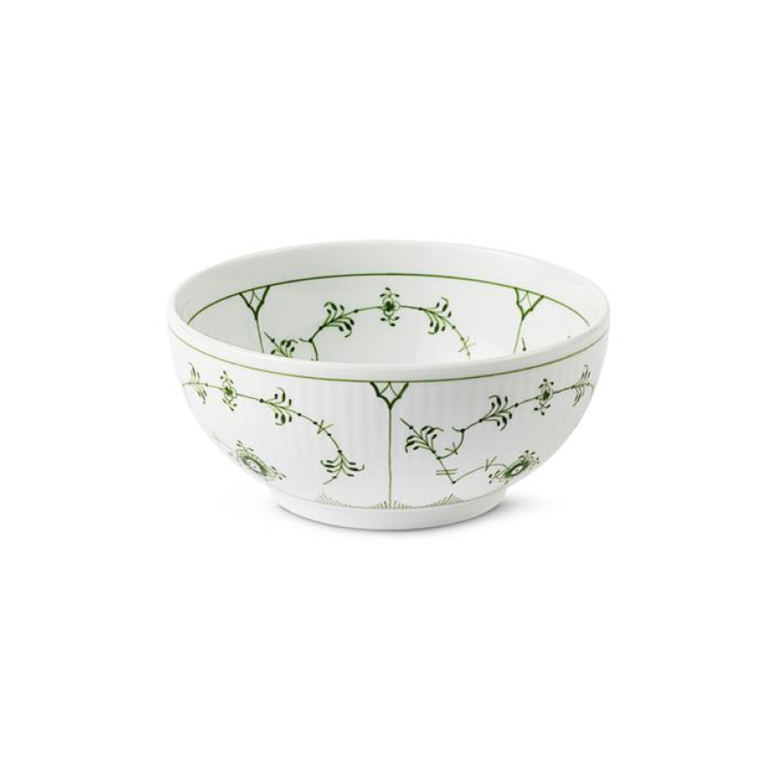 グリーンフルーテッド プレイン ボウル 13㎝(新作特集)