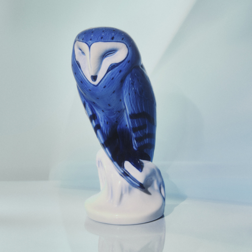 フィギュリン ブルーオウル