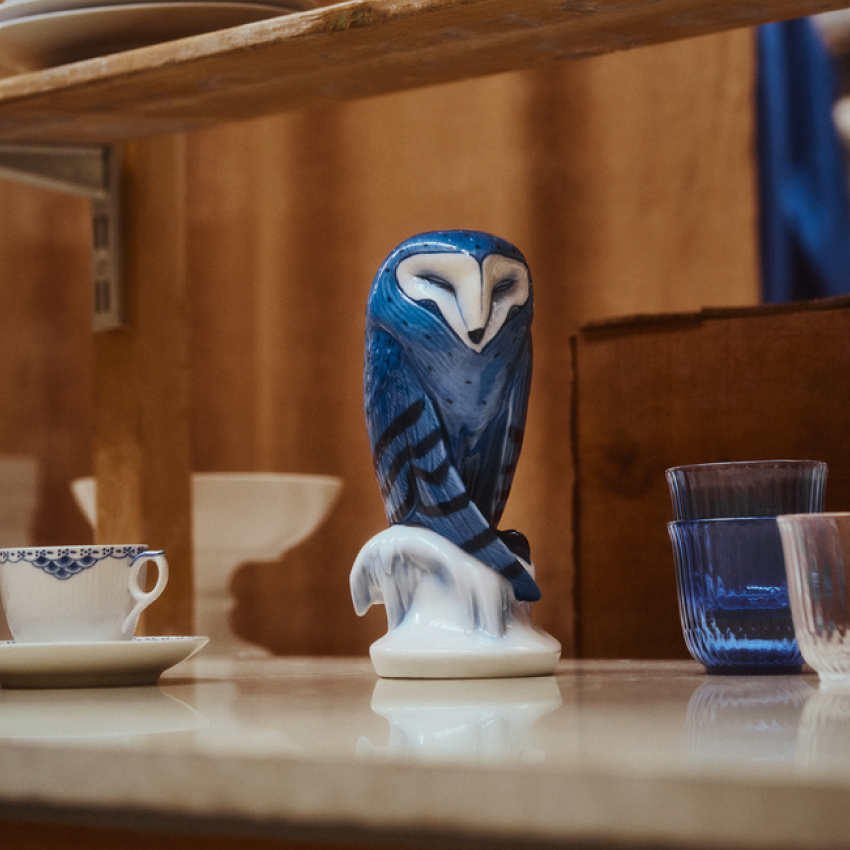 フィギュリン ブルーオウル