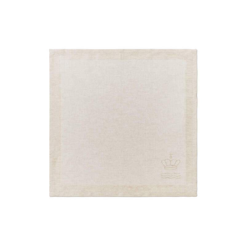 ウェーブ ナプキン ホワイト 2枚セット(ロイヤル コペンハーゲン)