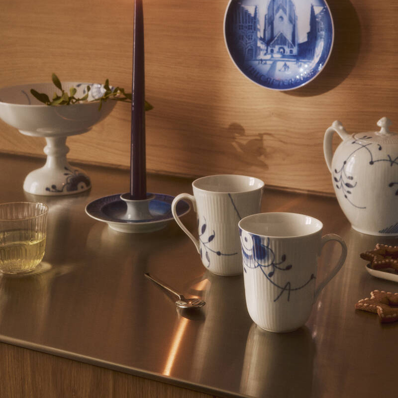 ブルーフルーテッド メガ マグ ペア 350ML