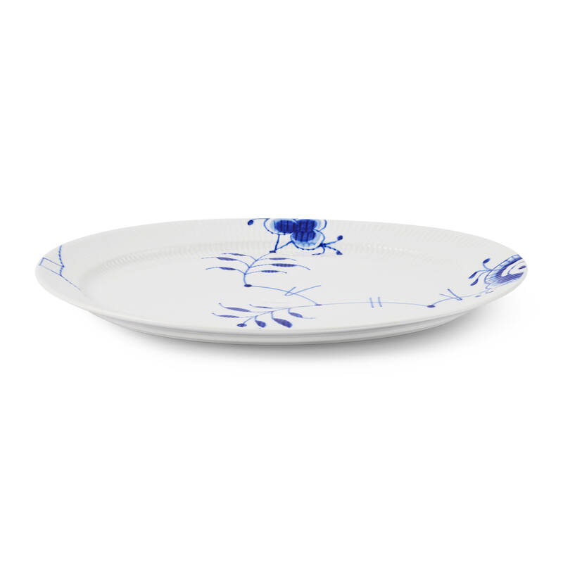 ブルーフルーテッド メガ オーバルディッシュ #9(ブルーフルーテッド メガ)