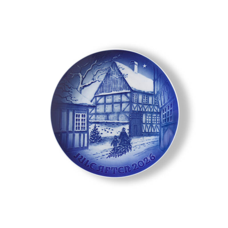 ブルーコレクタブル ビング オー グレンダール クリスマスプレート2026年版 “The Gamle By in Aarhus”(プレート ・ ディッシュ)