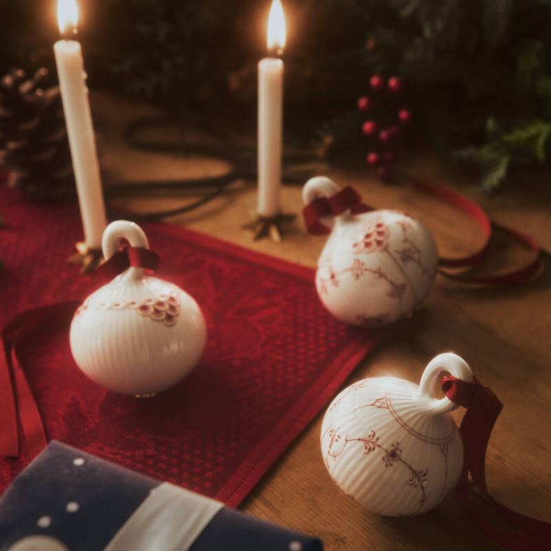 ロイヤル コペンハーゲン コレクタブル レッドフルーテッド 3柄セット