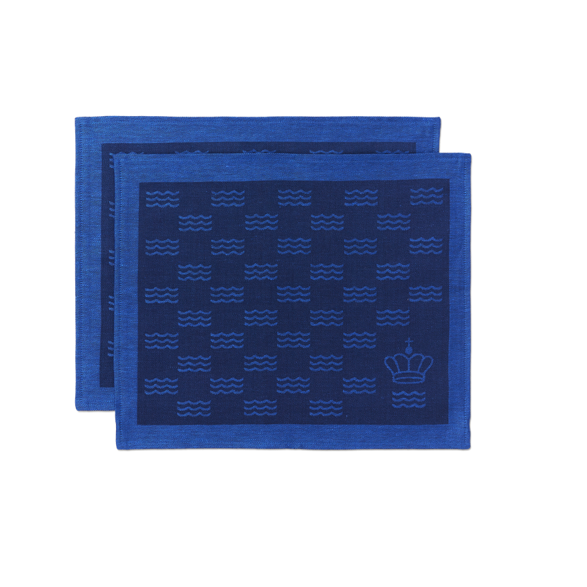 ウェーブ プレイスマット ブルー 2枚セット(新作特集)