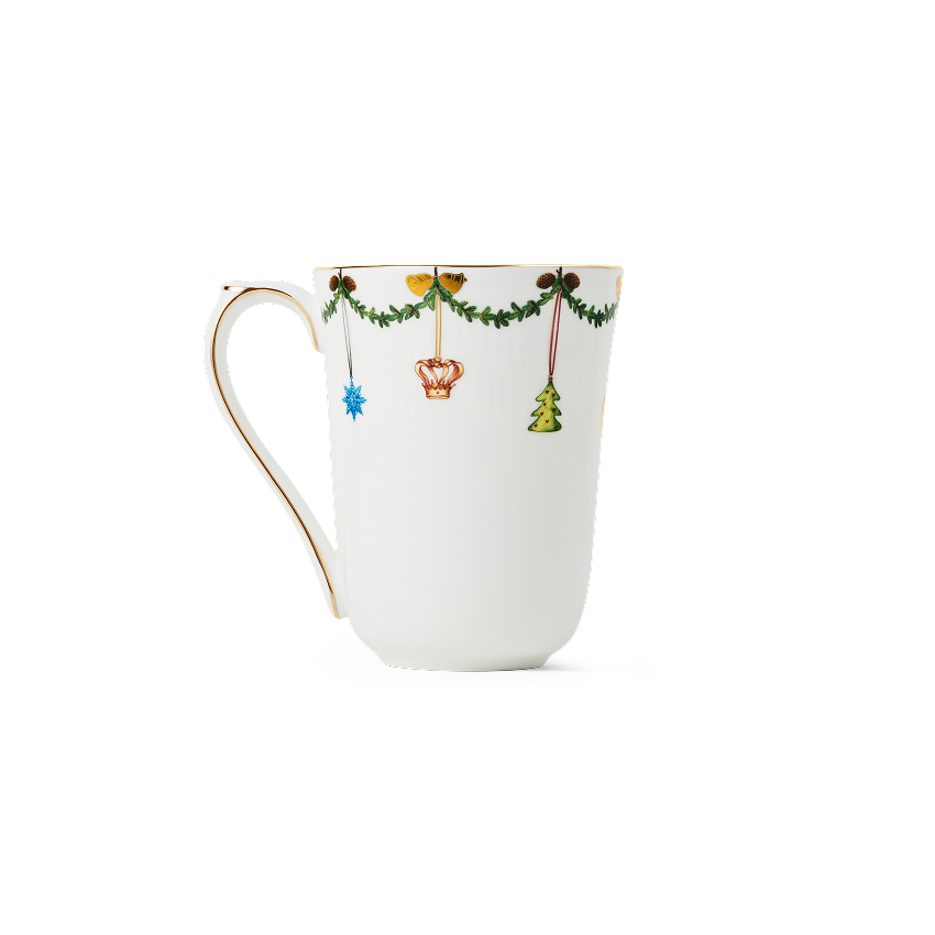 スターフルーテッド クリスマス マグ