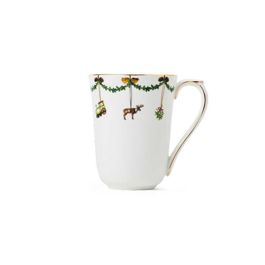 スターフルーテッド クリスマス マグ