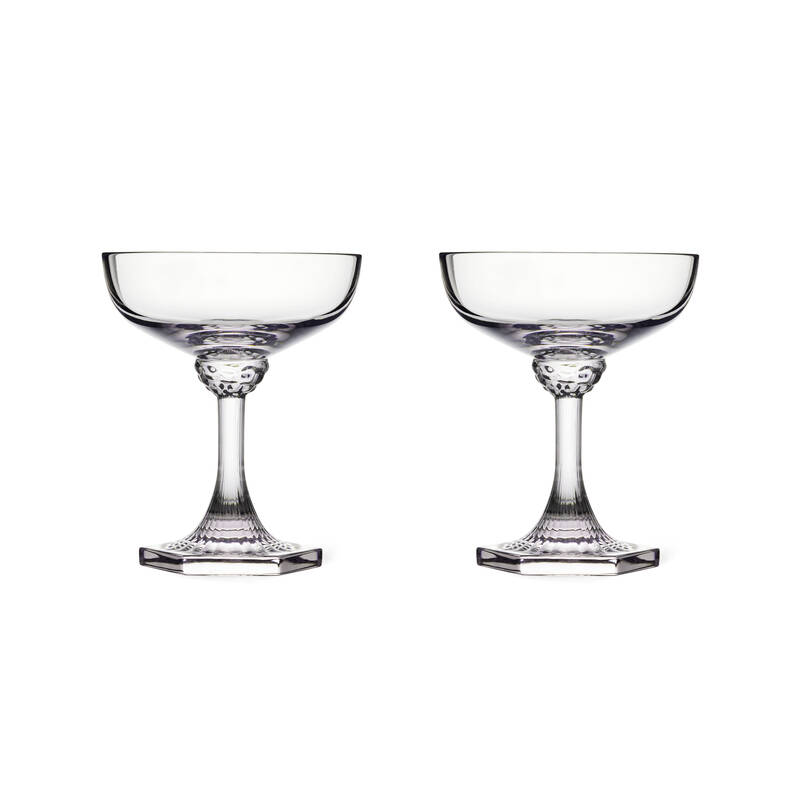 オーロラ シャンパングラス クープ ペア(ロイヤル コペンハーゲン)