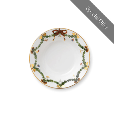 スターフルーテッド クリスマス ディーププレート 17cm(スペシャル オファー)