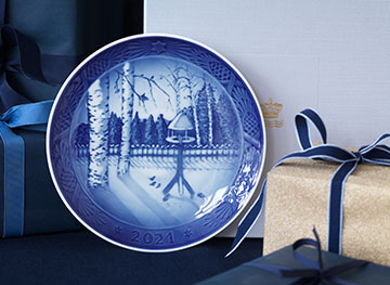 イヤープレート2021年版Winter in the Garden