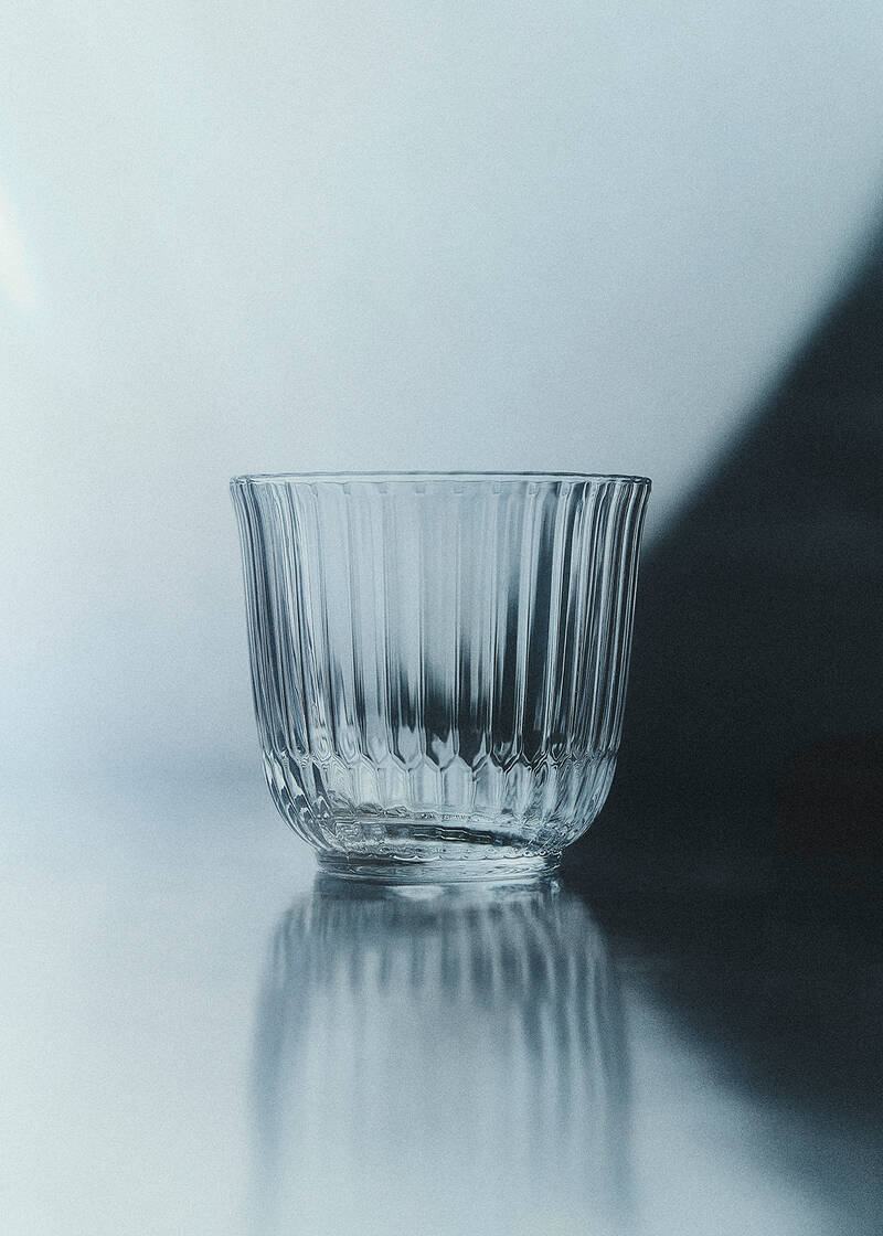 ウェーブ グラス ウォーター クリア ペア(グラス)