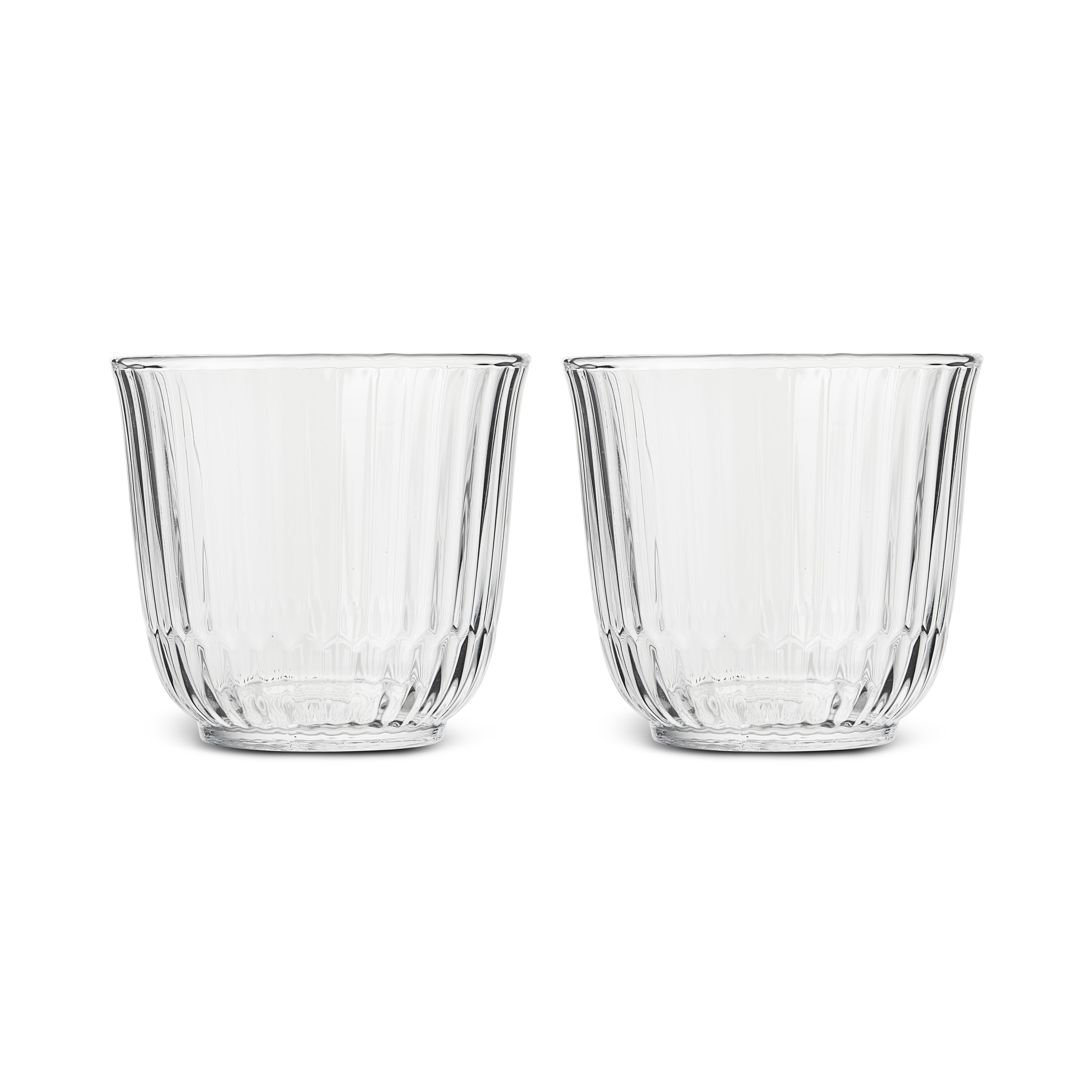 ウェーブ グラス ウォーター クリア ペア(グラス)