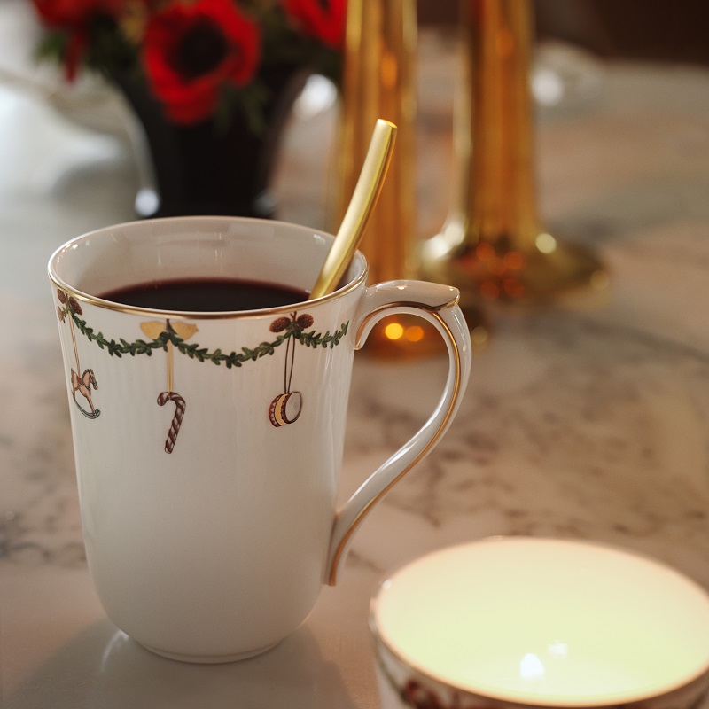 スターフルーテッド クリスマス マグペア