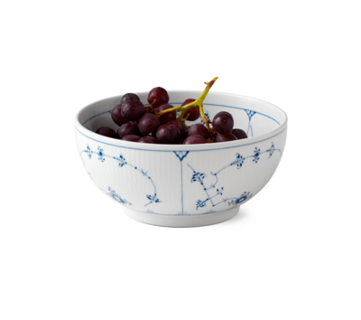 ブルーフルーテッド プレイン ボウル 21cm