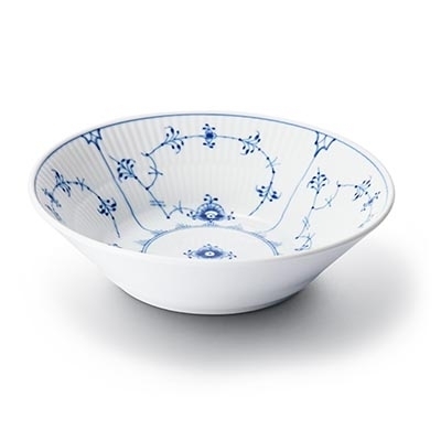 激安通販 ブルーフルーテッド 17cm|ロイヤル ディーププレート プレイン 食器