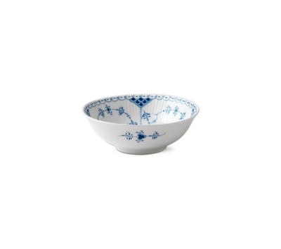 ブルーフルーテッド ハーフレース ボウル 16cm