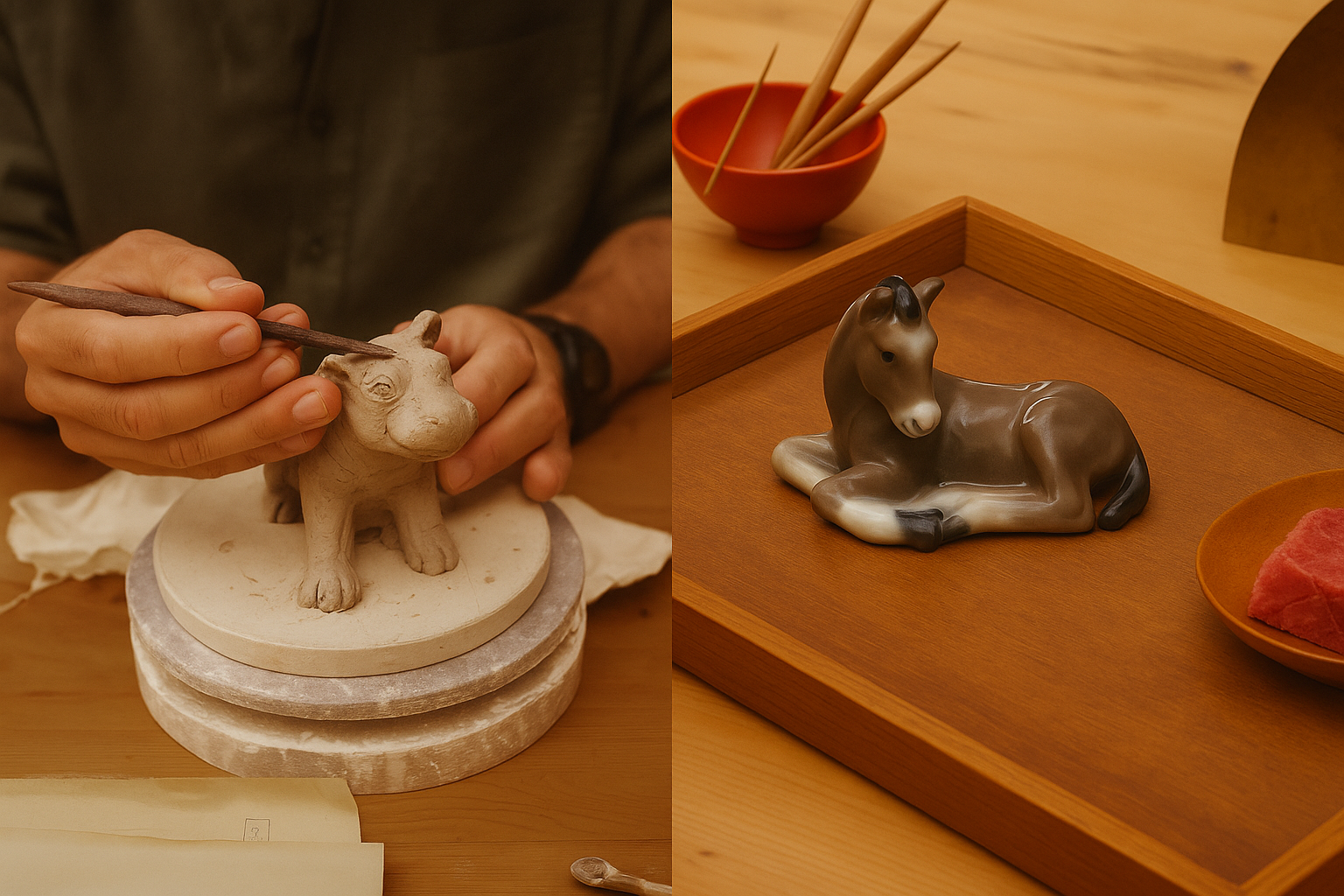 2026 年を迎える干支、イヤーフィギュリン